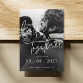 Aangepaste foto Samen beter Huwelijk Datum opslaan Save The Date