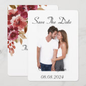 Aangepaste foto save the date kaart (Voorkant / Achterkant)