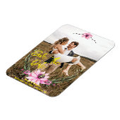 Aangepaste foto save the date - Minimalistische ma Magneet (Linkerzijde)