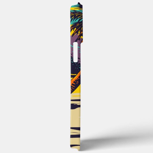 Aangepaste foto schattig  schilderen zonsblauw Case-Mate iPhone case (Achterkant / Rechts)