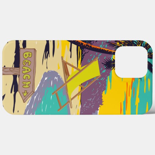 Aangepaste foto schattig  schilderen zonsblauw Case-Mate iPhone case (Achterkant (horizontaal))