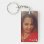 Aangepaste foto | Schattigee acryl Sleutelhanger (Voorkant)