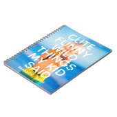 Aangepaste foto Schattigee Grappige Wilde Dingen M Notitieboek (Linkerzijde)