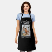 Aangepaste Foto Schort Gepersonaliseerde Chef Gift (Gedragen)