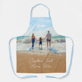 Aangepaste foto Schort met uw foto's en tekst (Voorkant)