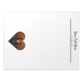 Aangepaste foto-schrijfpad notitieblok (Voorkant)