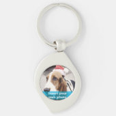 Aangepaste Foto Sentimental Gepersonaliseerde Gift Sleutelhanger (Voorkant)