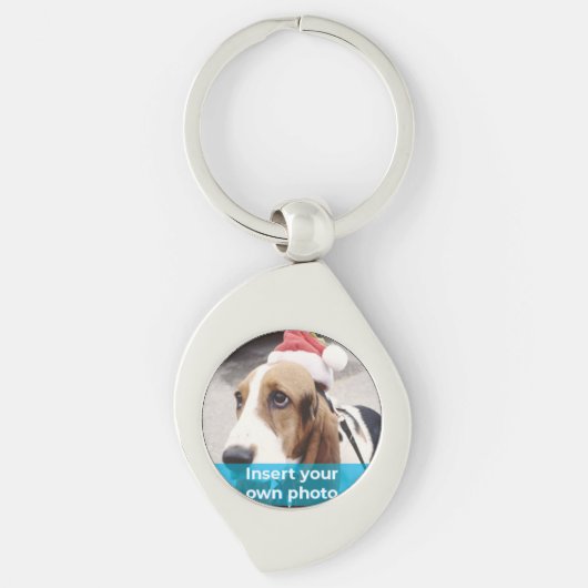Aangepaste Foto Sentimental Gepersonaliseerde Gift Sleutelhanger (Voorkant)
