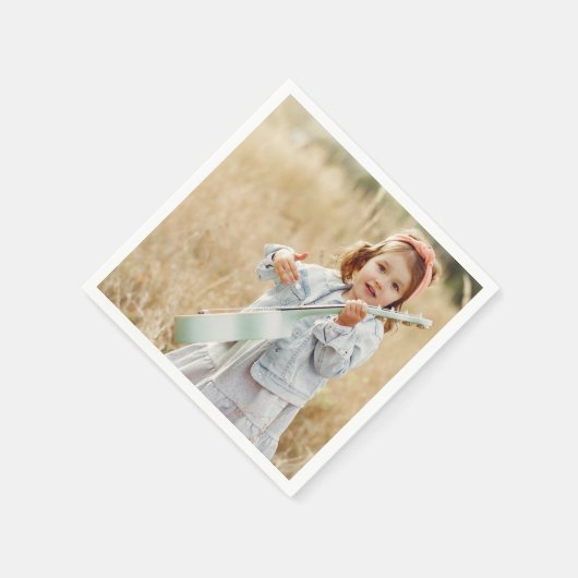 Aangepaste foto servet (Hoek)