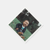 Aangepaste foto servet (Hoek)