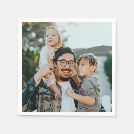 Aangepaste foto  servet (Voorkant)
