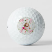 Aangepaste foto - Shabby Chic Roos - Golfballen (Voorkant)