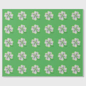 Aangepaste foto Shamrock Cadeaupapier (Vlak)