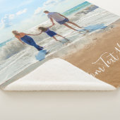 Aangepaste foto Sherpa Blanket Uw foto's en tekst Sherpa Deken (3/4)