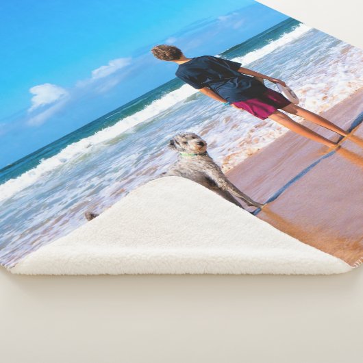 Aangepaste foto Sherpa deken met uw eigen ontwerp (3/4)