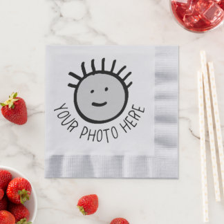 Aangepaste foto SILV. LUNCHEON PAPER NAPKINS Sjabl Servet
