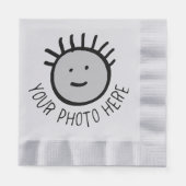 Aangepaste foto SILV. LUNCHEON PAPER NAPKINS Sjabl Servet (Voorkant)