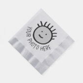 Aangepaste foto SILV. LUNCHEON PAPER NAPKINS Sjabl Servet (Hoek)