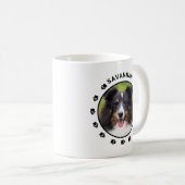 Aangepaste foto-sjablonen met petten en tekst koffiemok (Voorkant rechts)