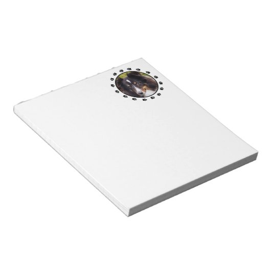 Aangepaste foto-sjabloon met petten notitieblok (Schuin)