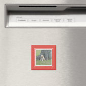 Aangepaste foto sjabloon modern eenvoudig chic roo magneet (Insitu (Vaatwasser))