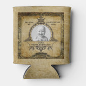 Aangepaste  foto-sjabloon van 40e verjaardag blikjeskoeler (Voorkant)