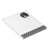 Aangepaste foto-sjabloon voor foto's en zwarte peu notitieblok (Schuin)