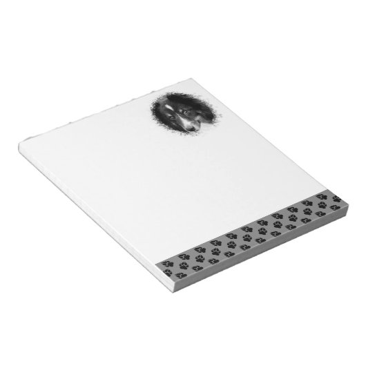 Aangepaste foto-sjabloon voor foto's en zwarte peu notitieblok (Schuin)