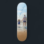 Aangepaste foto skateboard Uw foto's en tekst cade<br><div class="desc">Aangepaste foto- en tekstskateboards - Uniek uw eigen ontwerp - Gepersonaliseerde familie / vrienden of persoonlijk skateboard cadeau - Voeg Jouw tekst en foto toe - Formaat wijzigen en verplaatsen of verwijderen / eddelementen - afbeelding / tekst met aanpassingsgereedschap ! Lettertypen / grootte / ! kiezen Succes - wees blij:)...</div>