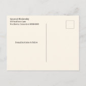 Aangepaste foto Sla de datum Autumn Leaves Lights  Briefkaart (Achterkant)