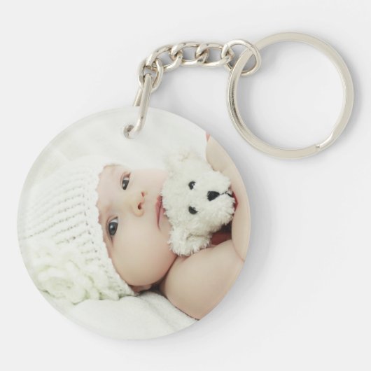 Aangepaste foto sleutelhanger (Achterkant)