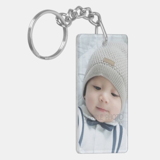 Aangepaste foto sleutelhanger (Voorkant Links)