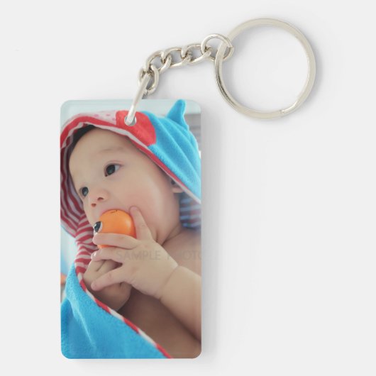 Aangepaste foto sleutelhanger (achterkant)