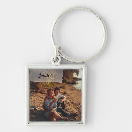 Aangepaste foto sleutelhanger (Voorkant)