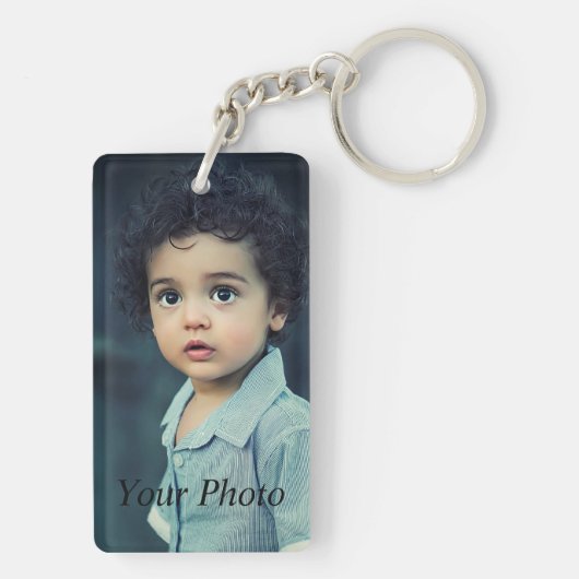 Aangepaste foto sleutelhanger (achterkant)