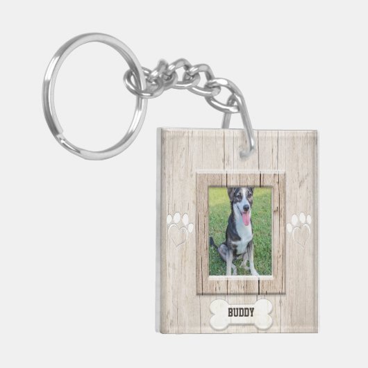 Aangepaste foto sleutelhanger (Voorkant Links)