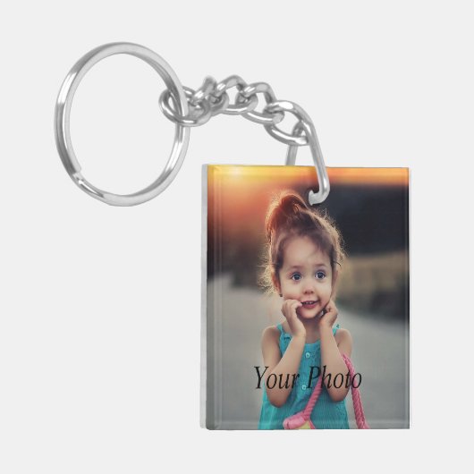 Aangepaste foto sleutelhanger (Voorkant Links)