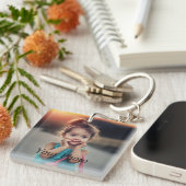 Aangepaste foto sleutelhanger (Voorkant Rechts)
