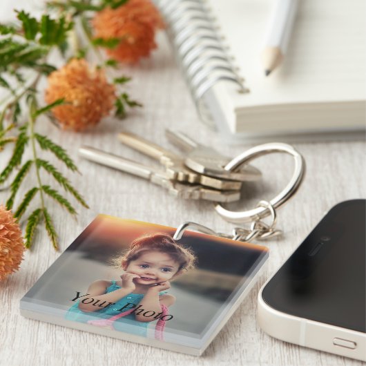 Aangepaste foto sleutelhanger (Voorkant Rechts)