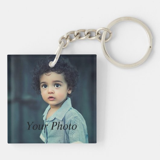 Aangepaste foto sleutelhanger (Achterkant)
