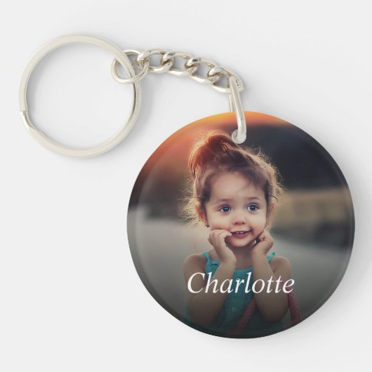 Aangepaste foto sleutelhanger (Voorkant)