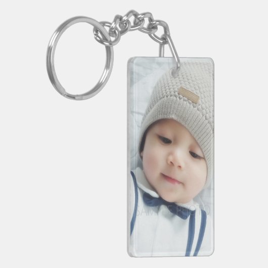 Aangepaste foto sleutelhanger (Voorkant Links)