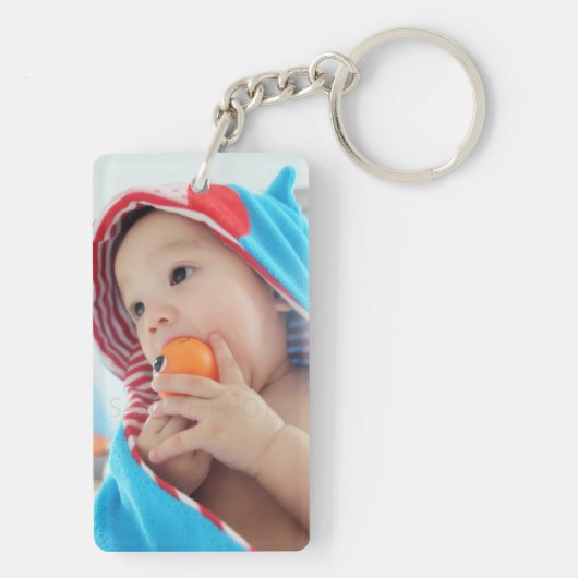 Aangepaste foto sleutelhanger (achterkant)