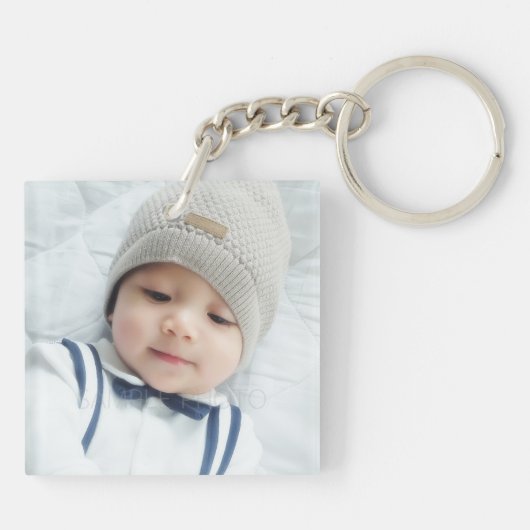 Aangepaste foto sleutelhanger (Achterkant)