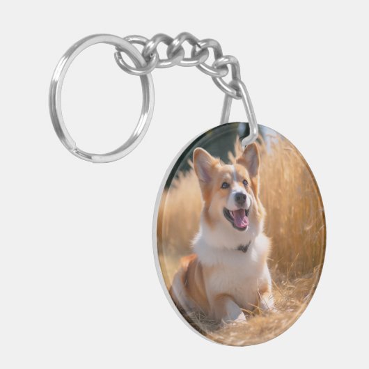 Aangepaste foto sleutelhanger (Voorkant Links)