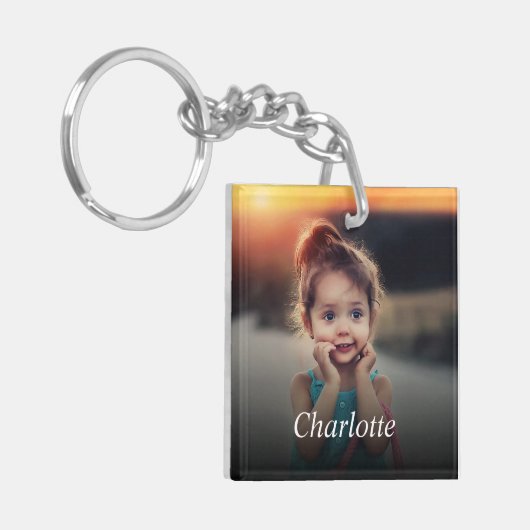 Aangepaste foto sleutelhanger (Voorkant Links)