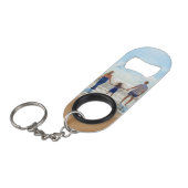 Aangepaste foto Sleutelhanger flesje openen Je fot Mini Flessenopener (Voorkant Gekanteld)