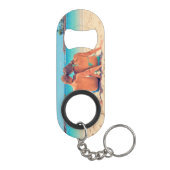 Aangepaste foto Sleutelhanger flesopener gepersona Mini Flessenopener (Achterkant)