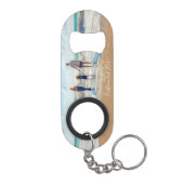 Aangepaste Foto Sleutelhanger Flesopener met Tekst Mini Flessenopener (Achterkant)