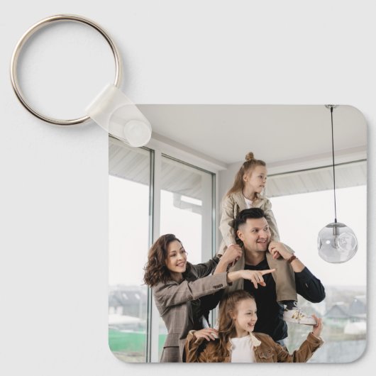 Aangepaste Foto Sleutelhanger - Gepersonaliseerde  (Voorkant)